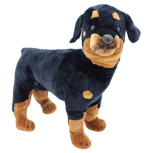 sweety toys 0104 rottweiler stehend xl ca. 90 cm plüschhund kuscheltier kuschelhund