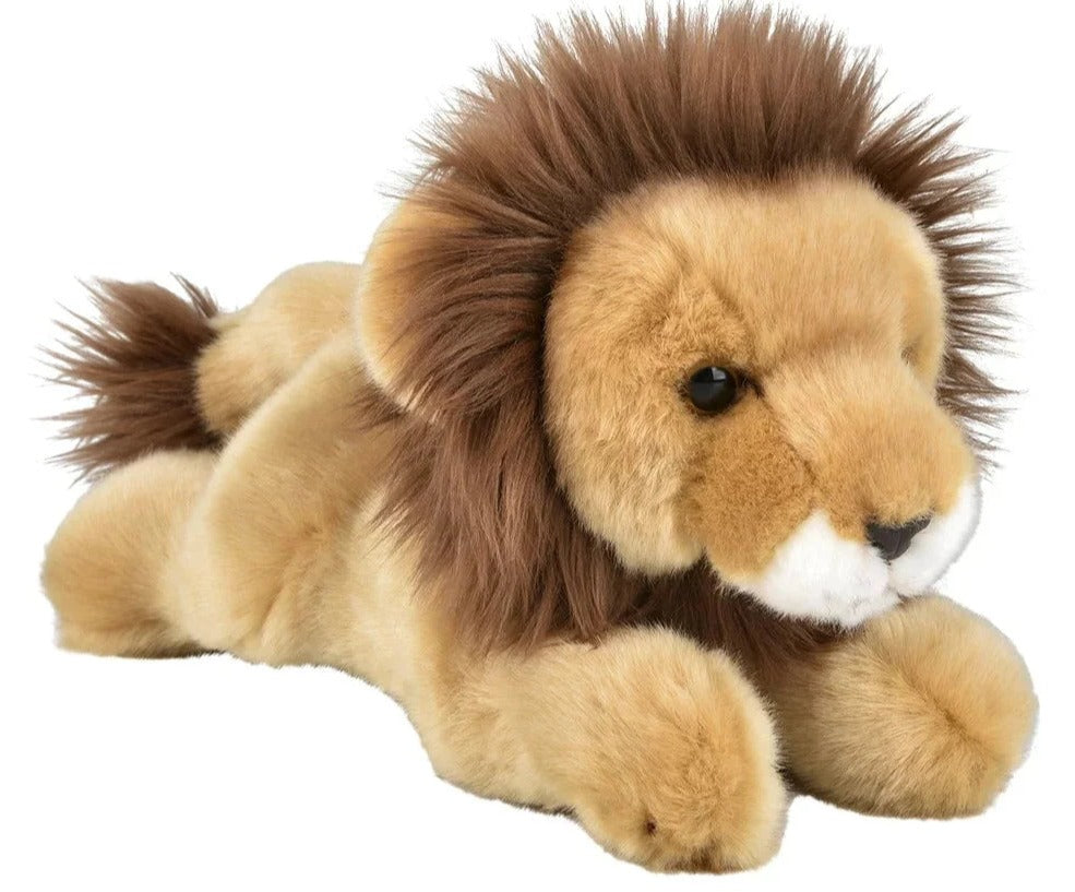 9.5" Heirloom Laying Lion Plush - Plushie Depot