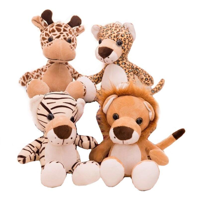 Cute Small Jungle Animal Plush Toys Stuffed Animals - Plushie Depot