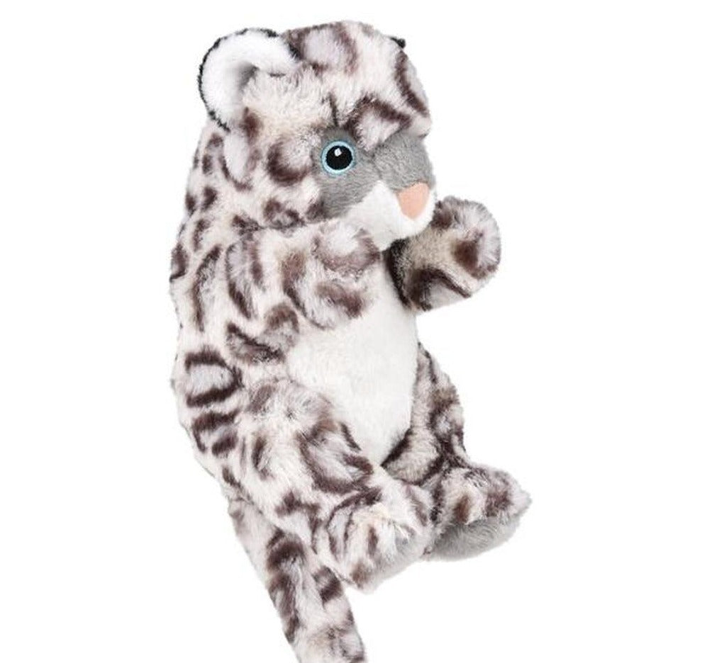 8" Cradle Cubbies Snow Leopard Plush - Plushie Depot