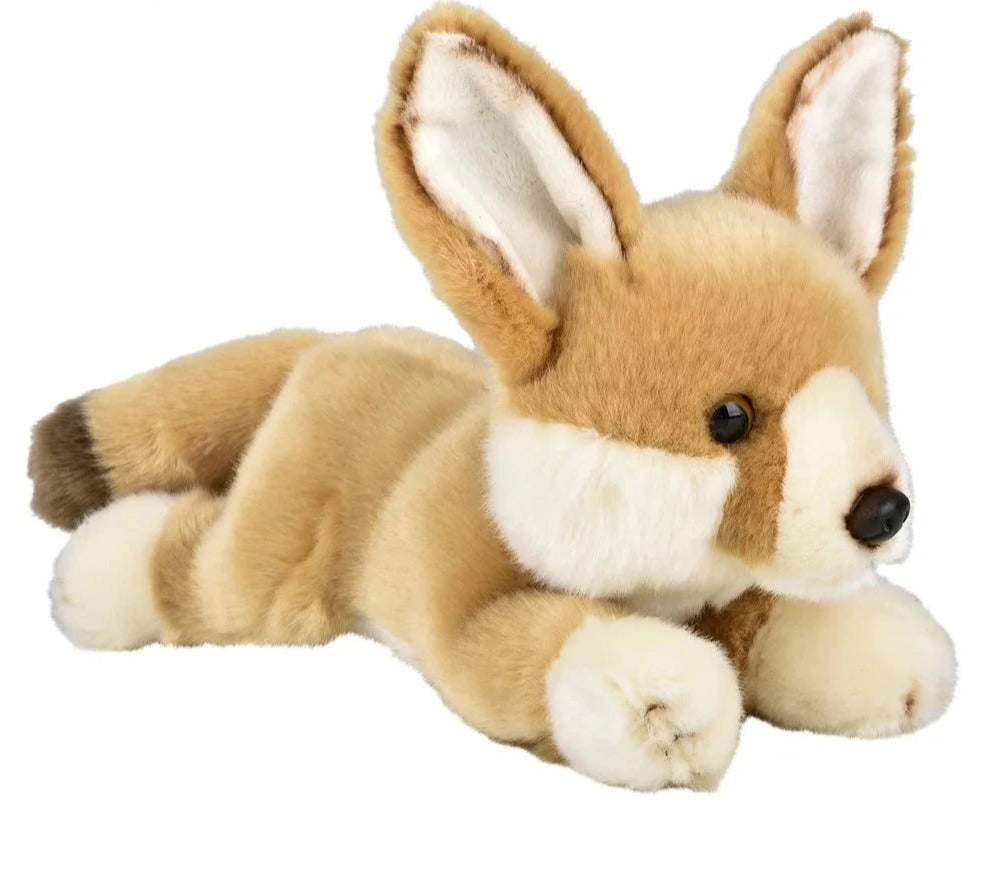 9.5" Heirloom Laying Fennec Fox Plush - Plushie Depot