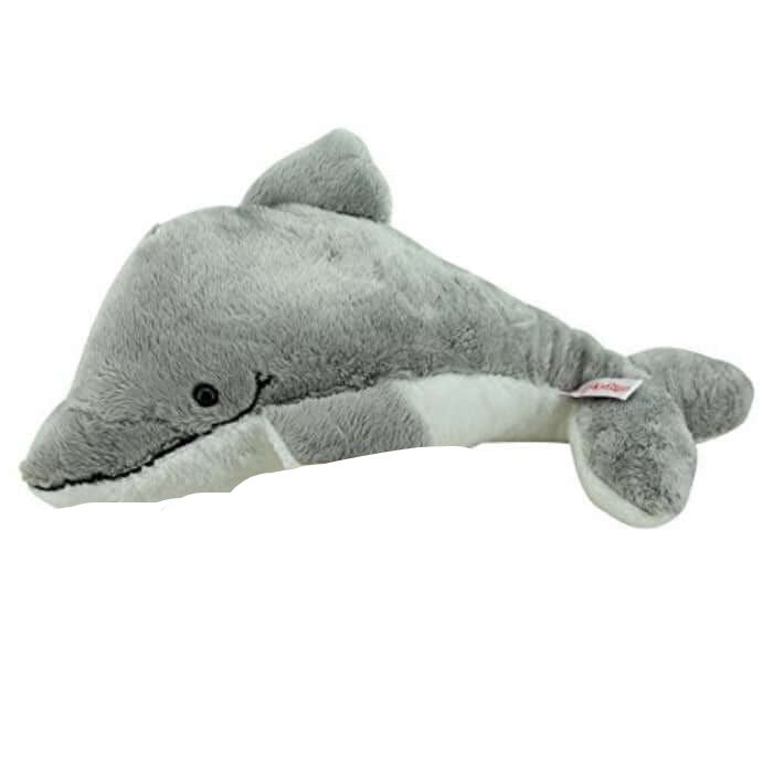 sweety toys kuscheltier delfin grau plüschtier stofftier kuschelweich - in verschiedenen größen verfügbar 35cm