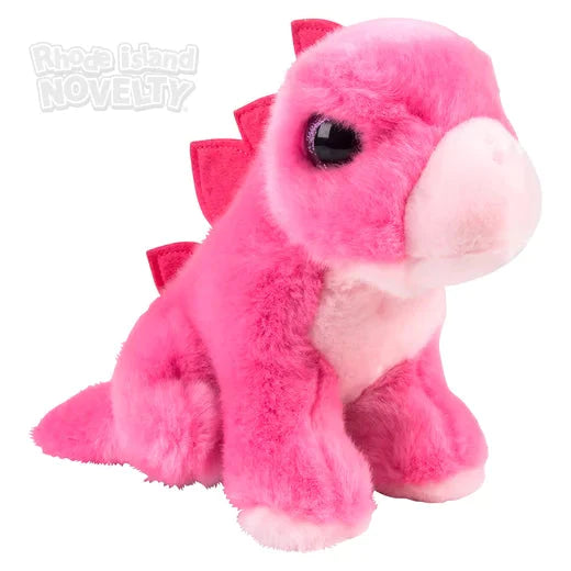 7" Heirloom Brights Pink Stegosaurus Plush - Plushie Depot