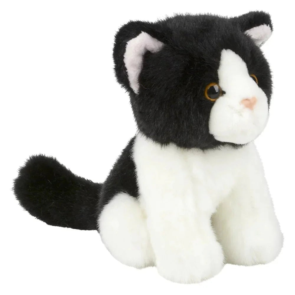 6" Heirloom Treasure Black and White Cat Plush - Plushie Depot