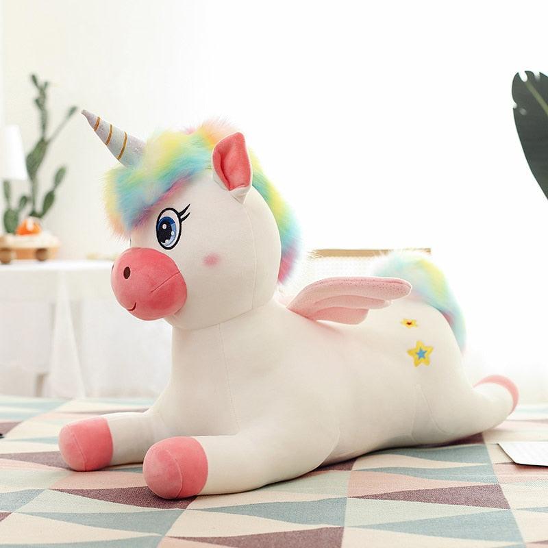 Adorable Colorful Unicorn Plushie Pink Stuffed Animals - Plushie Depot