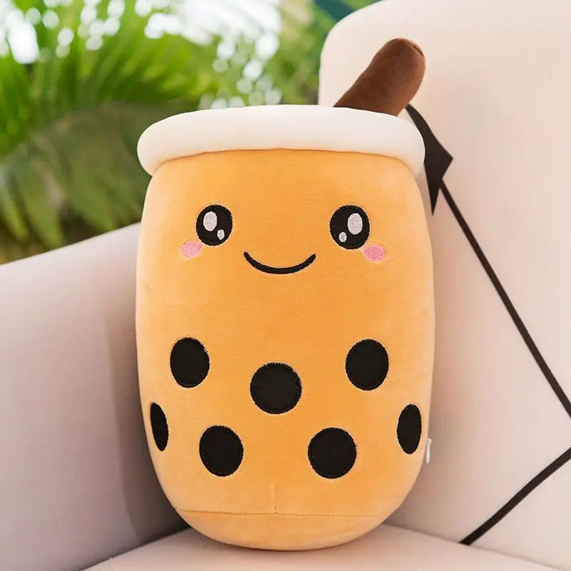 Bubble Tea Kuscheltier offene augen boba