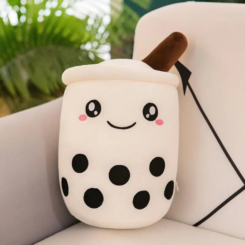 Bubble Tea Kuscheltier weiss