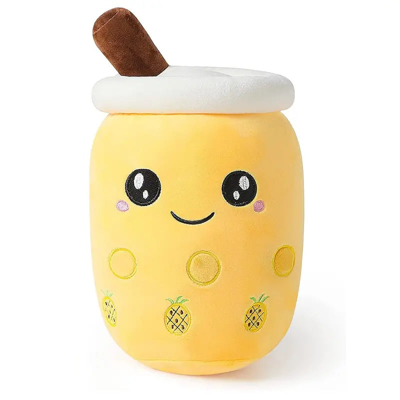 Bubble Tea Kuscheltier ananas gelb