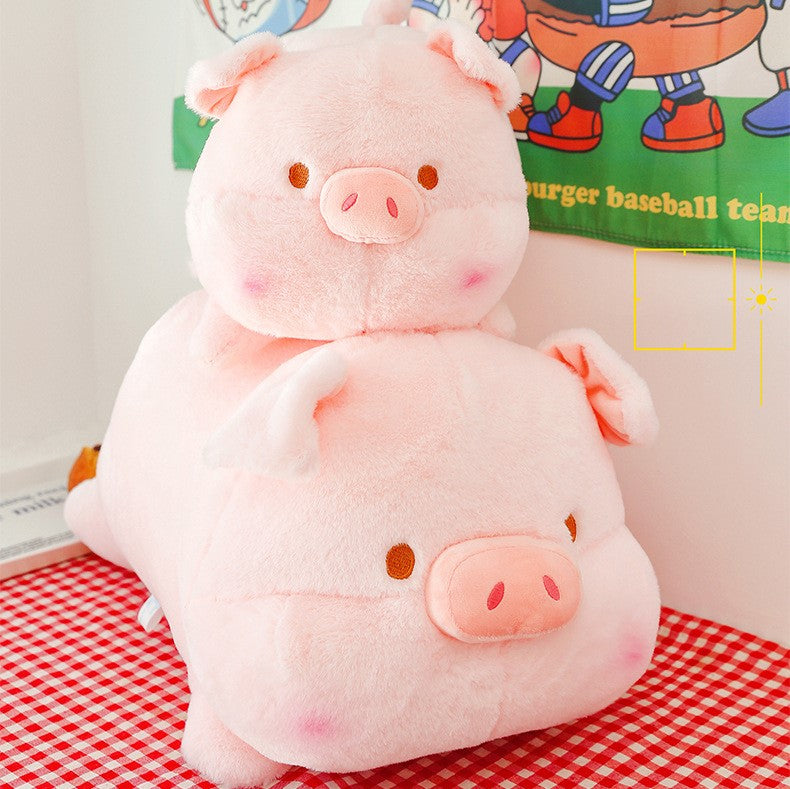 cute pink pig stuffed toy