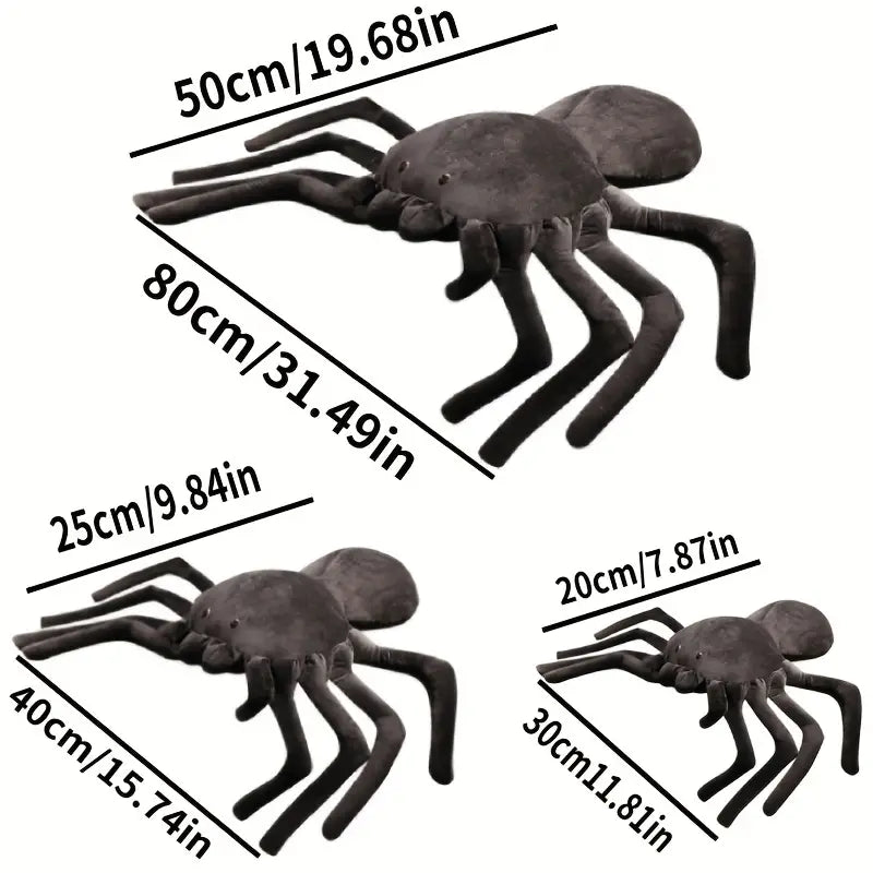 Plüschtier Spinne schwarz Varianten 