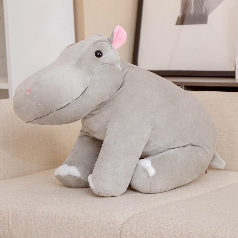 Adorable Sitting Hippo Plushies Stuffed Animals - Plushie Depot