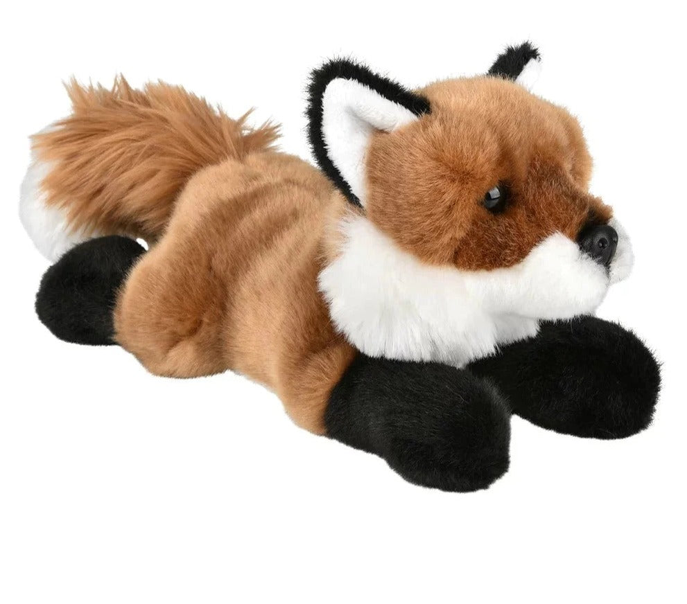 9.5" Heirloom Laying Fox Plush - Plushie Depot