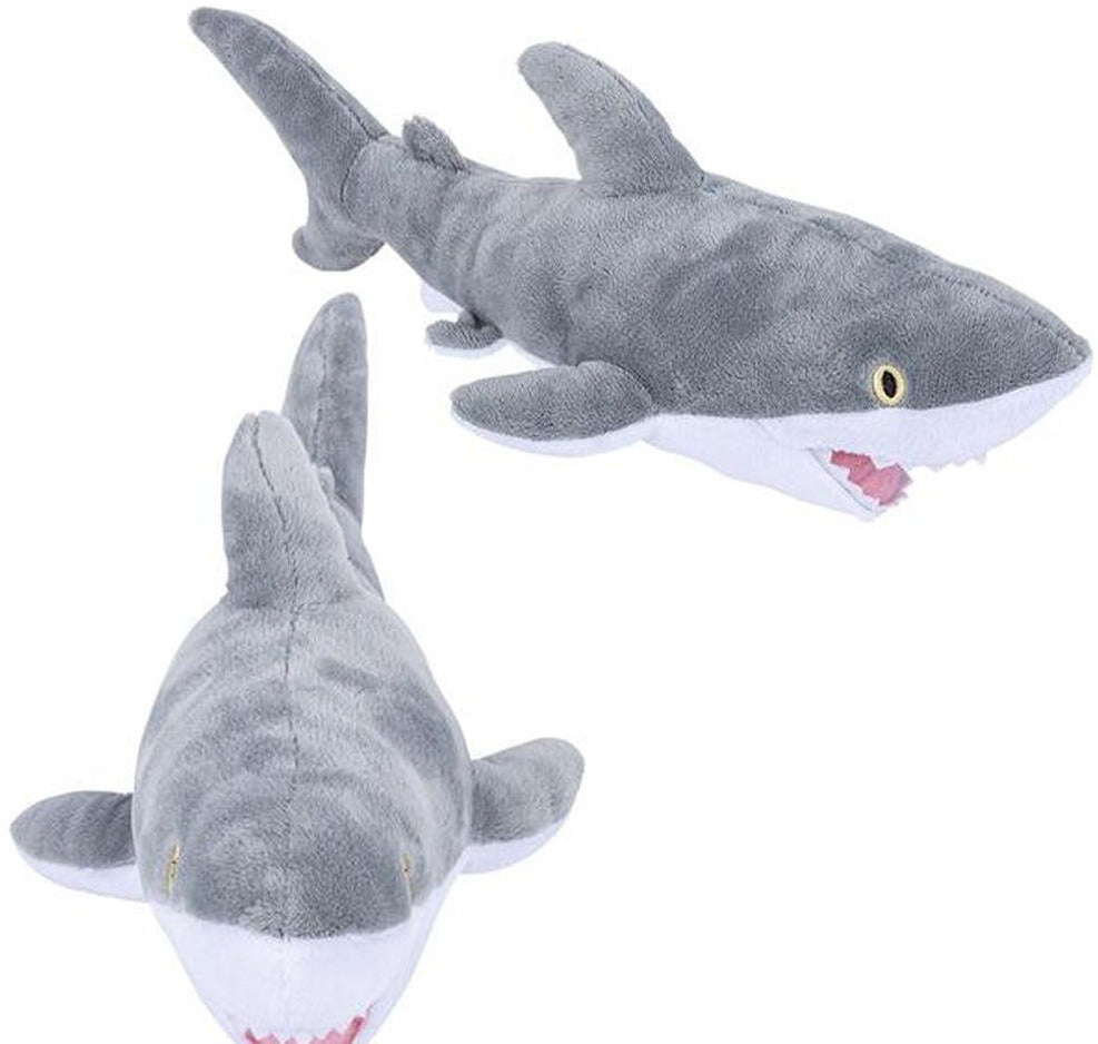 22" Ocean Safe Great White Shark Plush - Plushie Depot