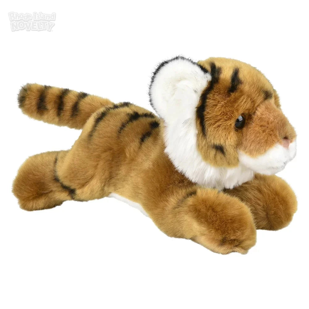 9.5" Heirloom Laying Tiger Plush - Plushie Depot